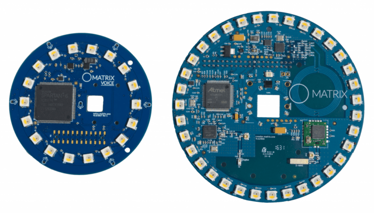 MATRIX Creator and MATRIX Voice For Raspberry Pi