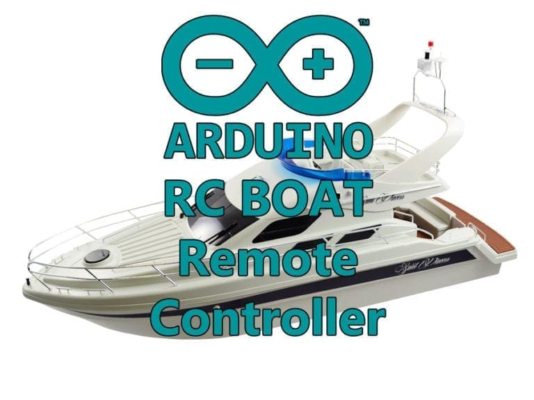DIY RC Boat Transmitter Receiver using Arduino