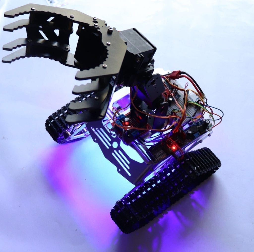 robot arduino de recogida y colocación