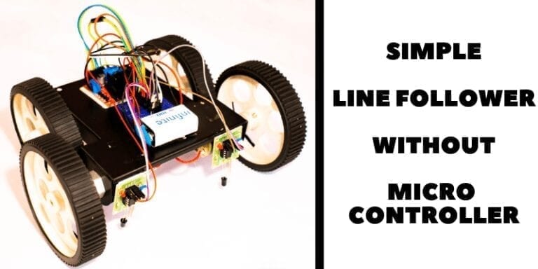 Line Follower Without MicroController for Beginners