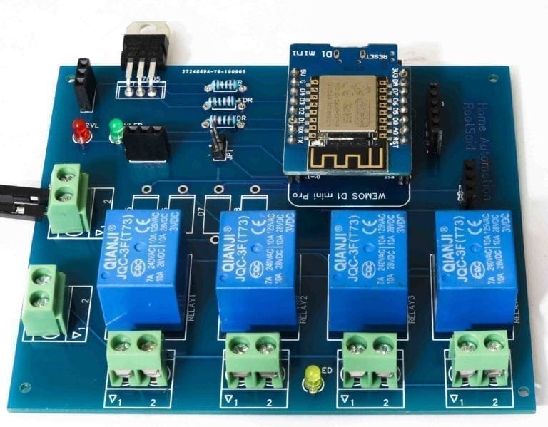 Wemos D1 Mini Home Automation Step by Step with PCB Design