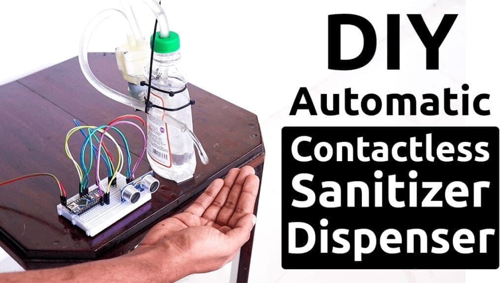 automatic hand sanitizer dispenser using arduino