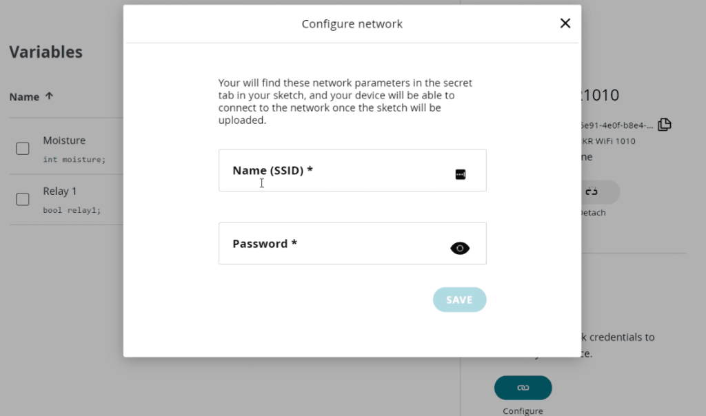 Configuring WiFi Network