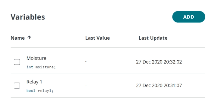 Setting up Variables for the Project