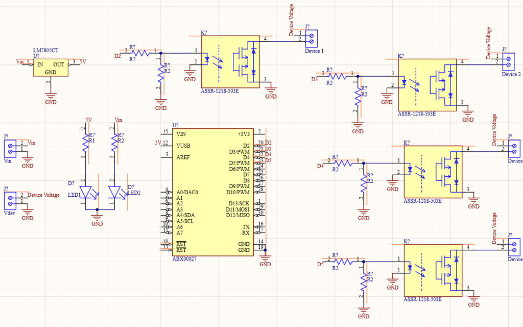 Alexa Home Automation System Circuit 