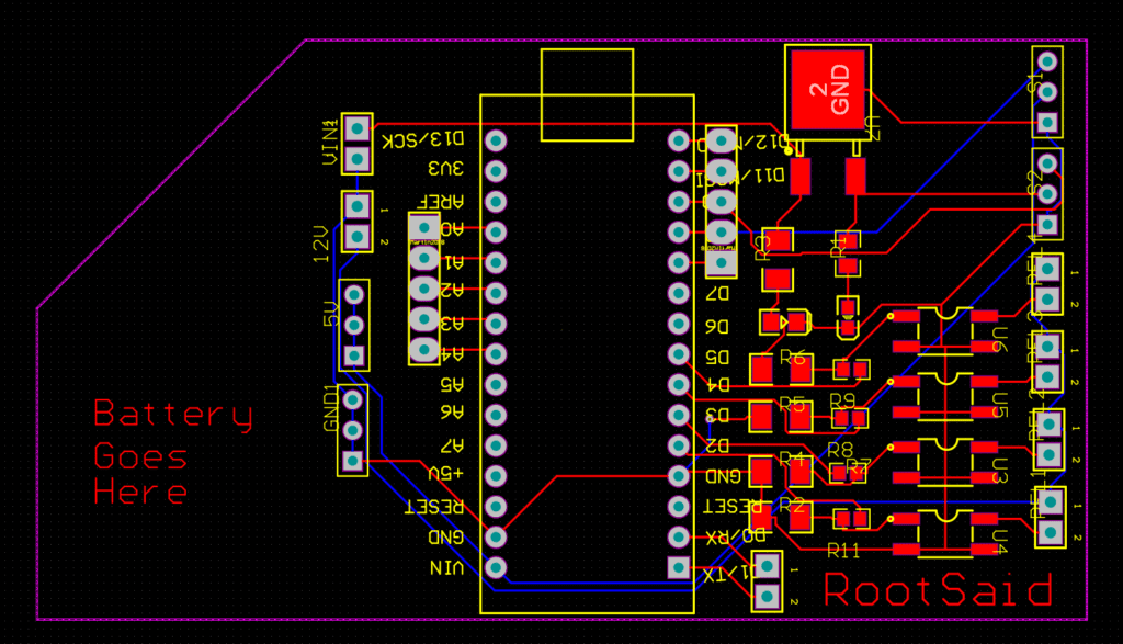Arduino Project - DIY Cocktail Mixer PCB