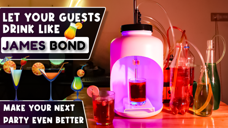 Bring the Party Home this Holiday Season with DIY Cocktail Mixer using Arduino