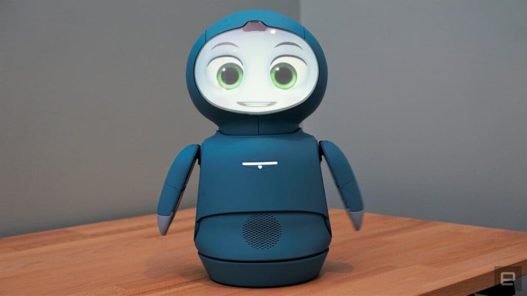 Embodied Moxie is an Advanced AI Companion Robot For Children. It can paly with children.