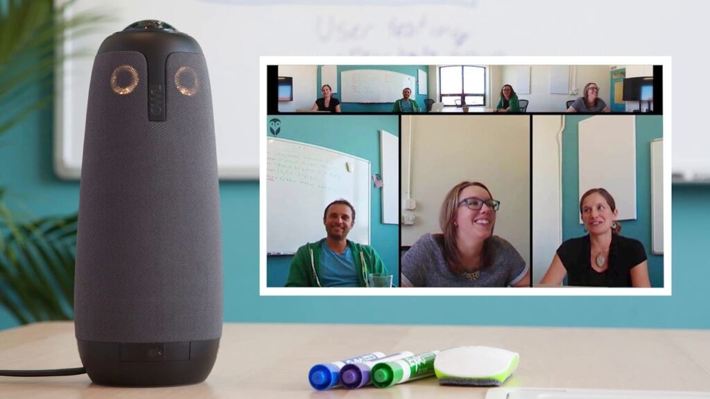 Meeting Owl is a smart video conferencing camera helps to conduct online meetings.