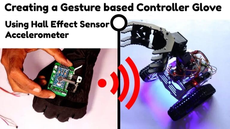 Making A Gesture Controller Glove using Arduino and Hall Effect Sensor