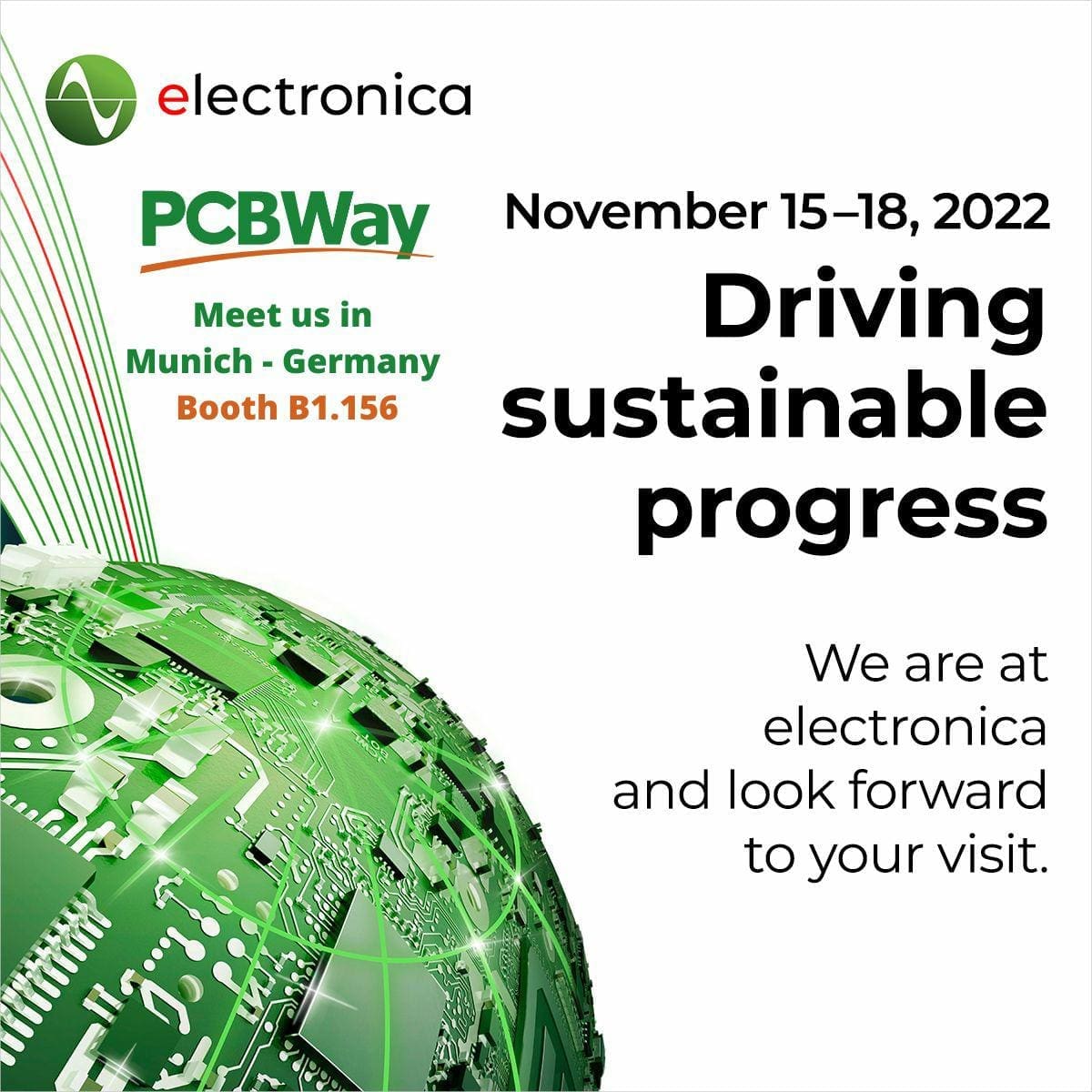 PCBWay in Electronica 2022