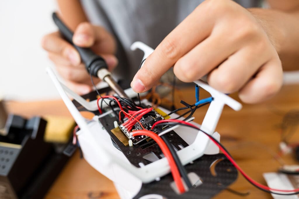 Soldering a Flying Drone 
