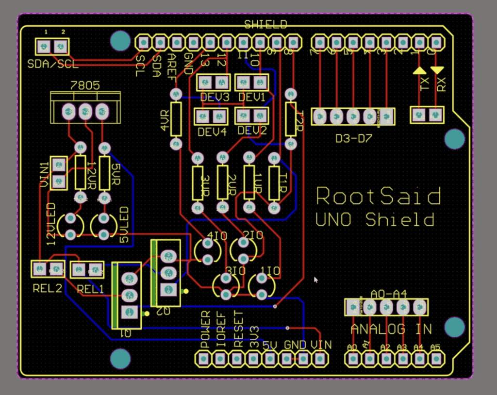 Arduino Home Automation PCB