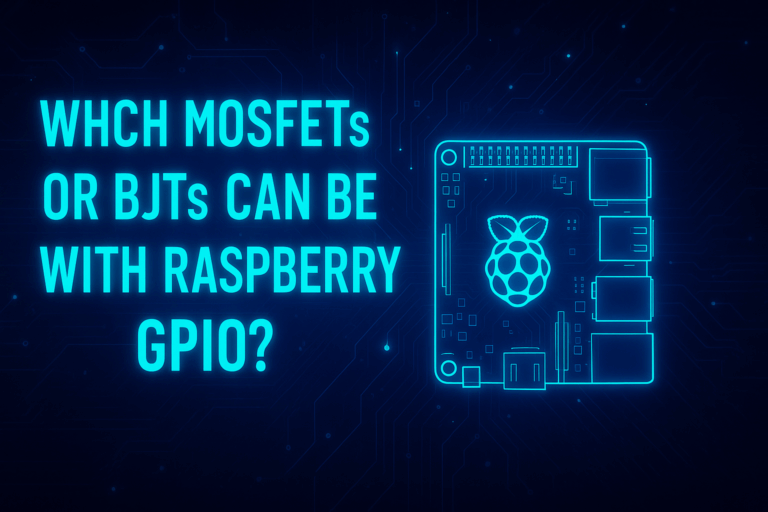 Which MOSFETs or BJTs Can Be Used with Raspberry Pi GPIO?