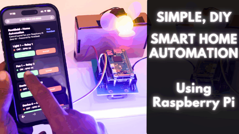 Home Automation with Raspberry Pi Zero – Complete Step-by-Step Guide
